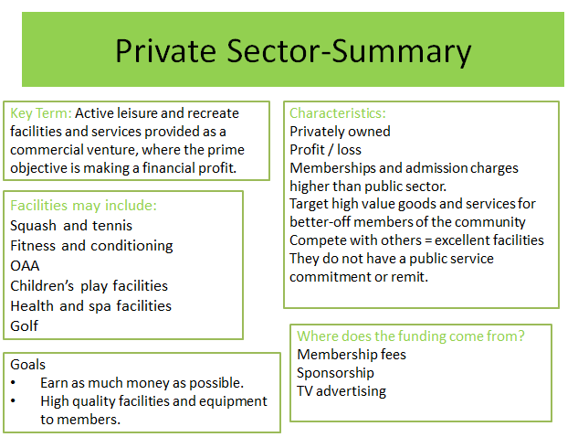 difference between public and private sector